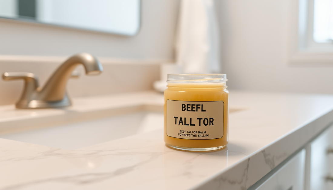 Grass-Fed Beef Tallow Skincare: A Simple, Pro-Grade Routine for Calm, Durable Skin in Men and Families.